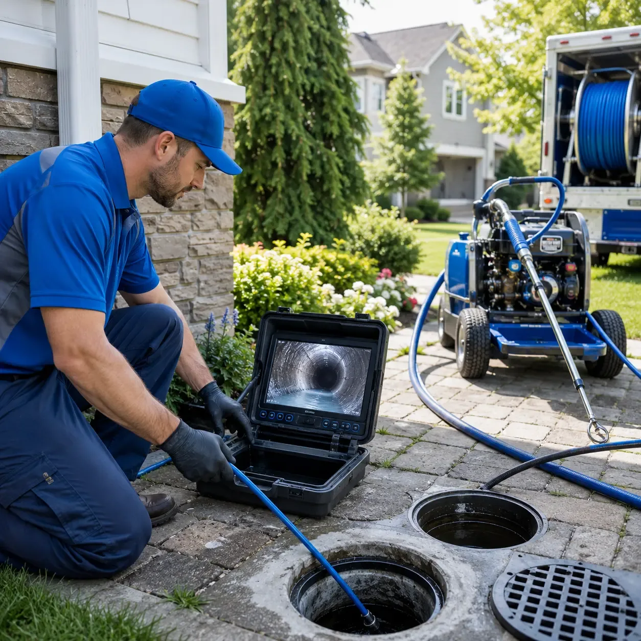Outdoor drain cleaning professionals serving Old Lyme, CT